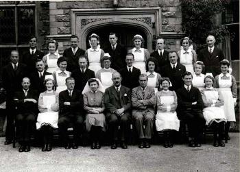 Bromham Hospital staff in 1948